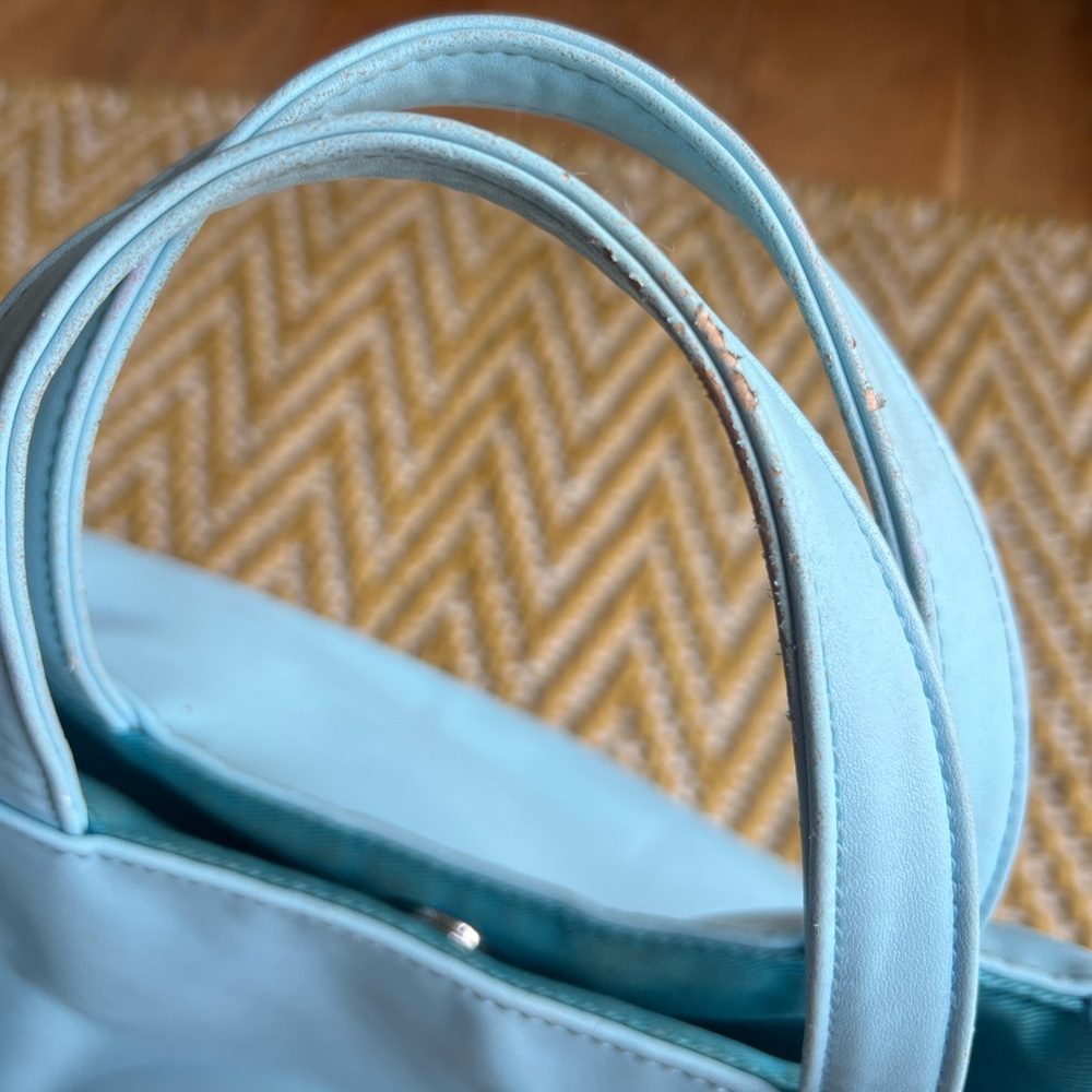 Telfar Light Blue Medium Shopping Bag - Picture 2 of 9
